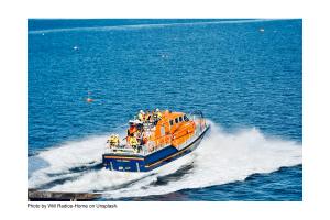 Photo by Will Radice-Horne on Unsplash
The Tenby Lifeboat at launch